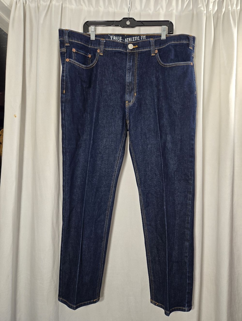 True Nation Athletic Fit Jeans Sz 44x30 Dark Wash